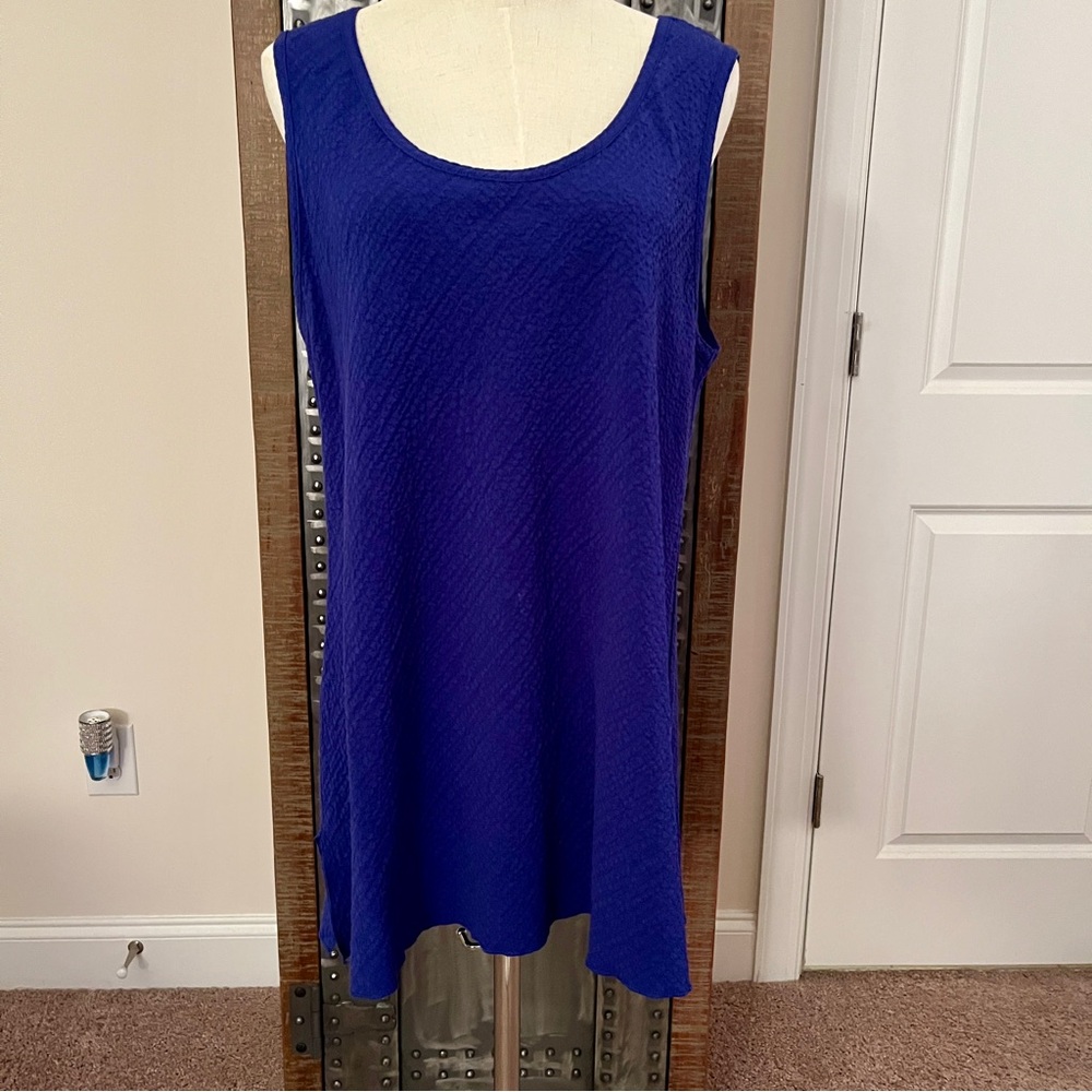 Soft Surroundings Royal Blue Tank Top